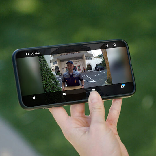 Reolink D340P Κουδούνι Πόρτας Συμβατό με Alexa Μαύρο