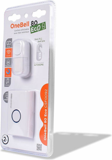 SCS-Sentinel Economy Wireless Doorbell White