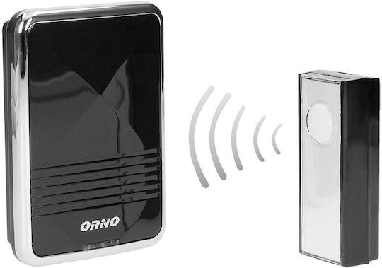 Orno Wireless Doorbell Black