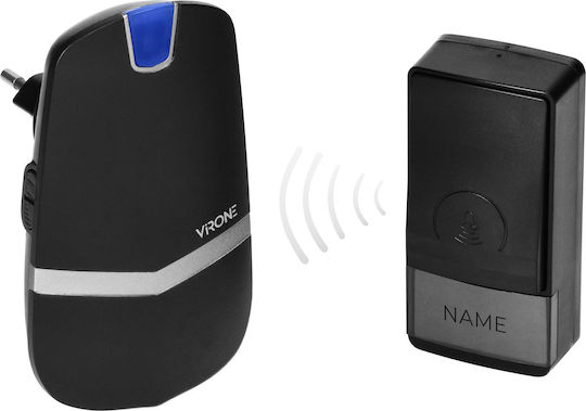 Orno Wireless Doorbell Black