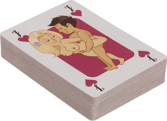 Kamasutra Comic Deck of 54 Cards Compressed Paper 6.5x2x9