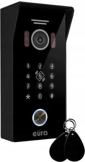 Eura Wireless Video Doorbell Wi-Fi Black