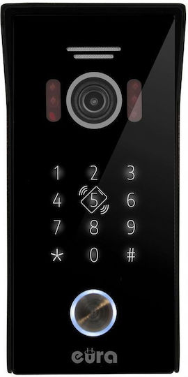 Eura Wireless Video Doorbell Wi-Fi Black