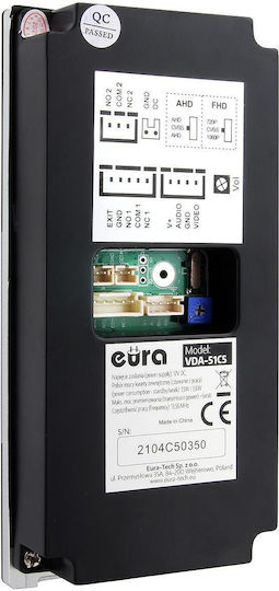 Eura Wireless Video Doorbell Wi-Fi Black