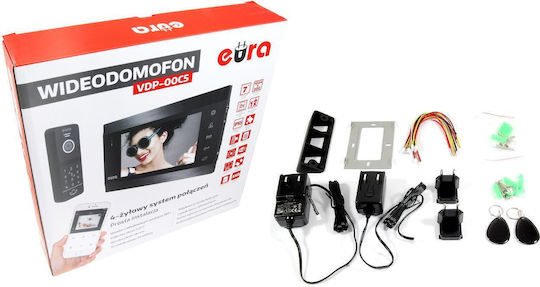 Eura Video-Türsprechanlage-Set Black