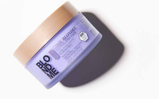 Schwarzkopf BlondMe Cool Blondes Neutralizing Hair Mask for Color Protection 200ml