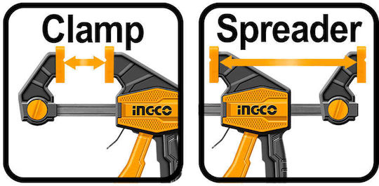 Ingco HQBC01602 Clamp Automatic Trigger Maximum Opening 300mm