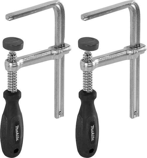 Makita 194385-5 Σετ Σφιγκτήρες Τύπου "F" με Μέγιστο Άνοιγμα 185mm