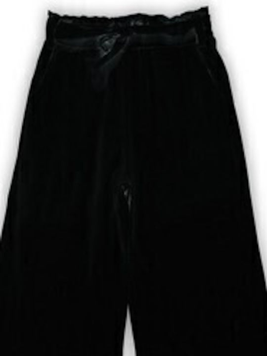 Pantaloni din Material Textil pentru Copii Negru