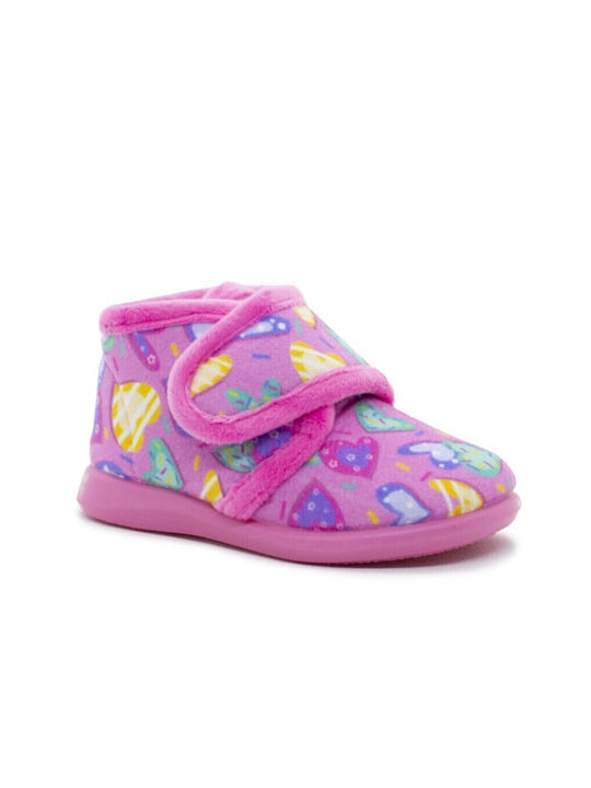 Adam's Shoes Anatomic Kids Slippers Pink