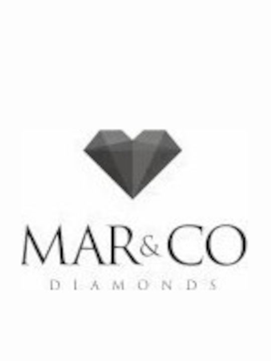 Mar & Co Diamonds Einzelstein aus Weißgold 18K mit Diamant