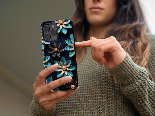Sonique 3D Flower Series Case for Xiaomi Poco X5 Pro 5G Light Blue