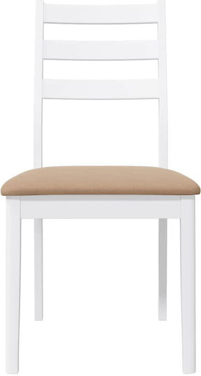 Stühle Speisesaal White 2Stück 48.5x49x90cm