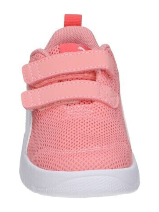 COURTFLEX V3 MESH INF Παιδικά Sneakers με Σκρατς Πορτοκαλί