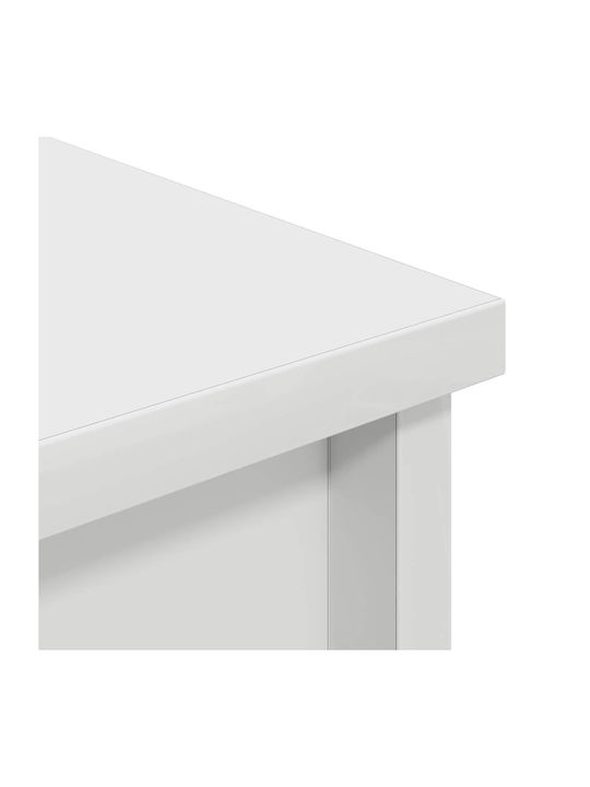 Bücherregal Weiß 70x35x180cm