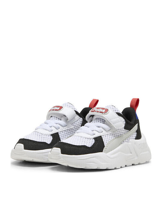 Trinity Lite MID Παιδικά Sneakers με Σκρατς Μαύρα