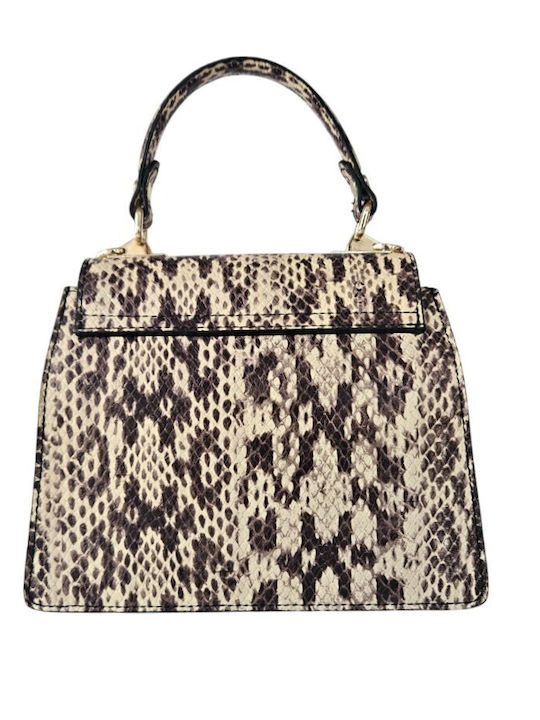 Leather Women's Bag Handbag Beige