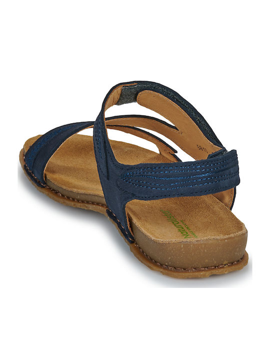 Panglao Women's Flat Sandals in Navy Blue Color