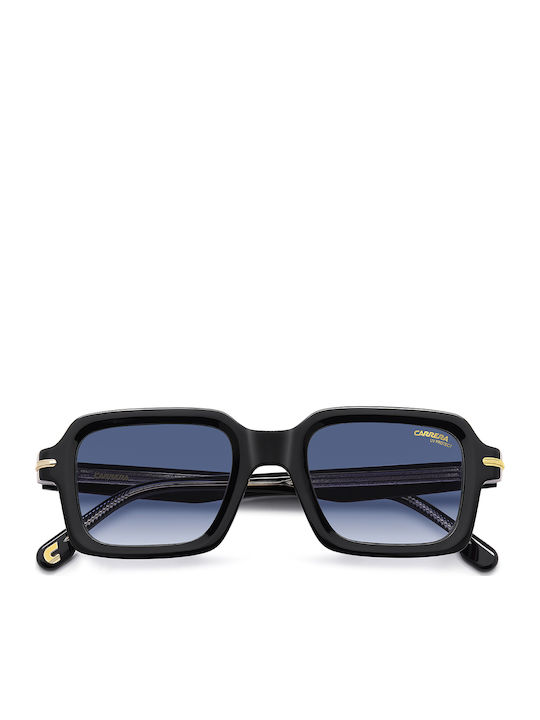 Carrera Men's Sunglasses with Black Horn-Rimmed Frame and Grey Gradient Lens 358/S 2M2/08