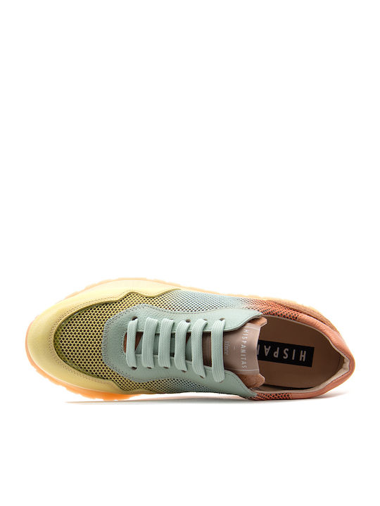 Sneakers Yellow-Orange-Sky Blue