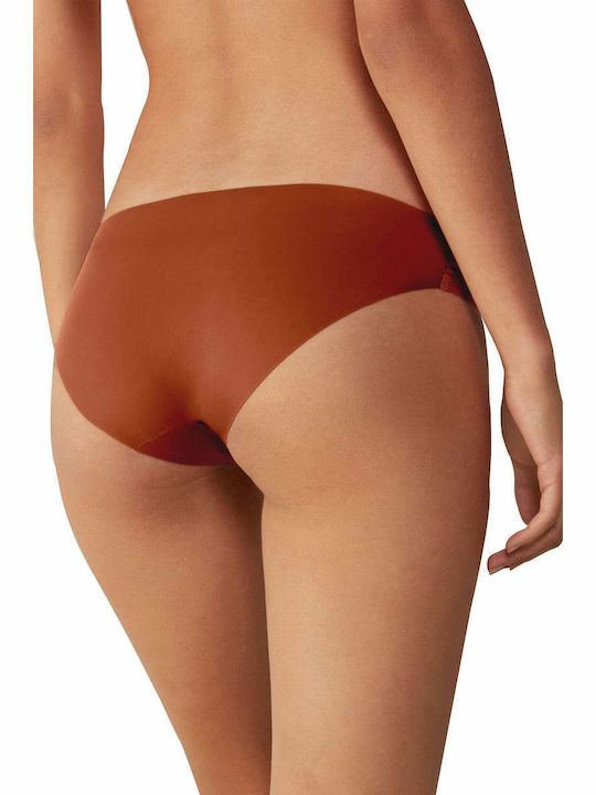 Women's String Seamless Camel Brown
