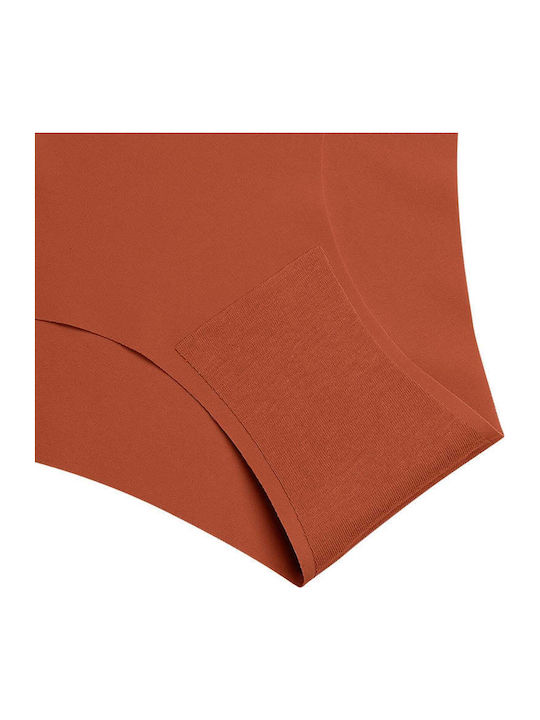 Women's String Seamless Camel Brown