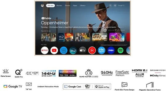 Smart Televizor 75" 4K UHD QLED A300W HDR (2024)