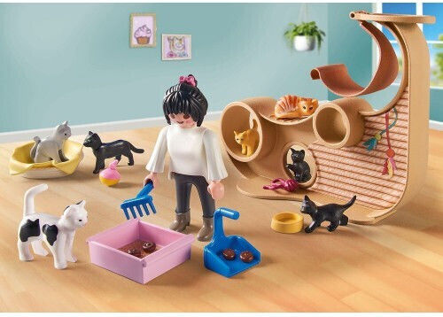 Playmobil MyLife Cat Café for 4-10 years old
