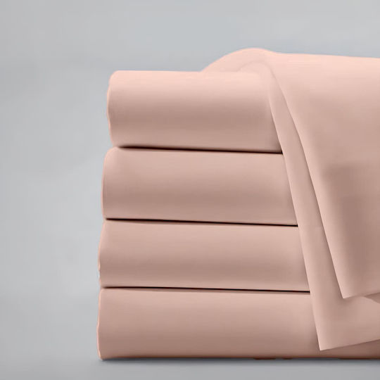 Ariete Satinport Σετ Σεντόνια Υπέρδιπλα 240x260εκ. Rose Gold (4τμχ)