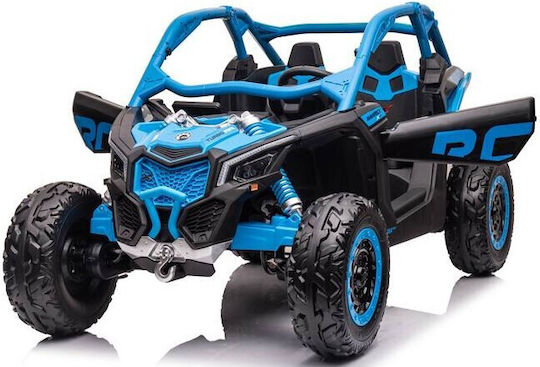 Can Am Maverick UTV Buggy Διθέσιο με Τηλεκοντρόλ Licensed 24 Volt Μπλε
