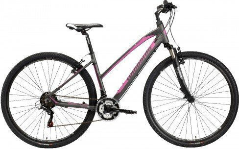 Lombardo Amantea 100 28" 2024 Grau Trekking Fahrrad mit 21 Gängen