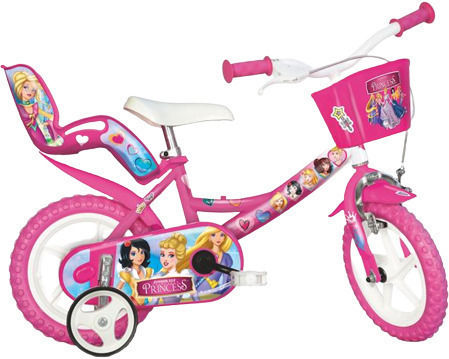 Dino Bikes Princess 12" Παιδικό Ποδήλατo Πόλης Ροζ