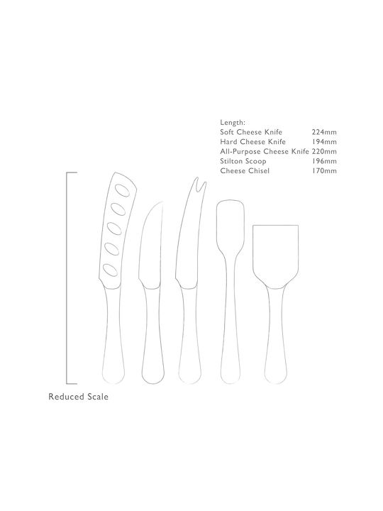 Robert Welch Radford Messer Set aus Rostfreiem Stahl 5 Stück