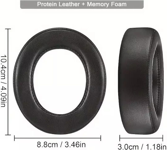 Corsair HS70 Pro HS60 Pro HS50 Pro Kopfhörer Ersatz-Ohrpolster Paar Schwarz