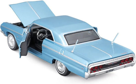 Chevrolet Impala Ss 1964 1:24 Blue