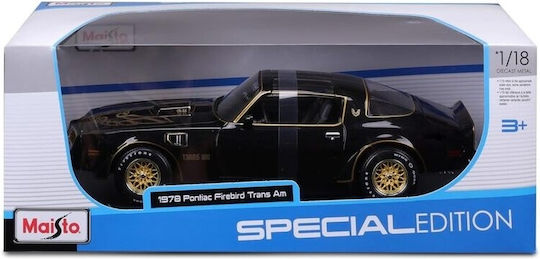 Maisto 1:18 1978 Pontiac Firebird Trans Am Μαύρο 31464bk