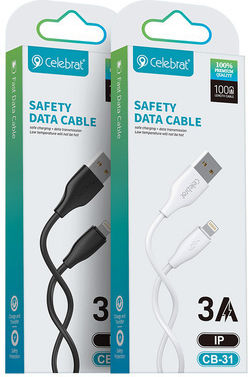 Celebrat USB-A to Lightning Cable 15W Black 1m (CB-31A-L-BK)