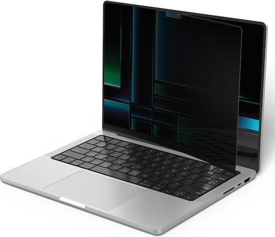 Protector din sticlă Spigen Sgp Safeview Privacy 9H Glas.tr Slim 1 pachet pentru Apple MacBook Pro 14" M3 2024/M2 2023/M1 2021 Afl06158