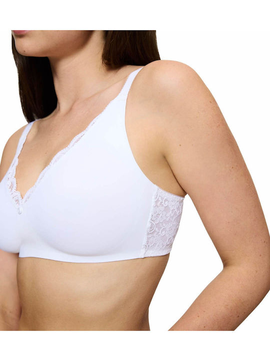 Amourette N01 Minimizer Minimizer Bra without Padding without Underwire White