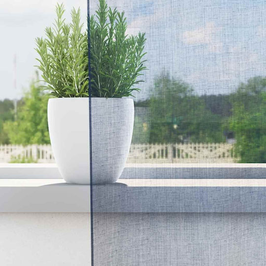 vidaXL Blue Window Curtain Set with Grommets 140x140cm