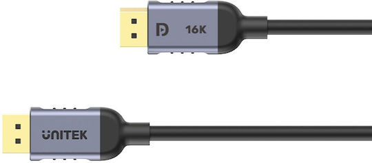 Unitek Cable DisplayPort male - DisplayPort male 1m Black (C1628GY01-1M)