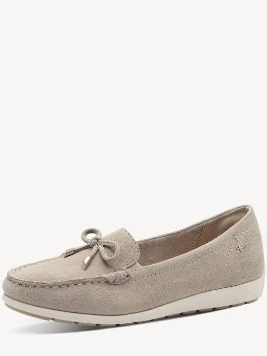 Women's Moccasins in Beige Color