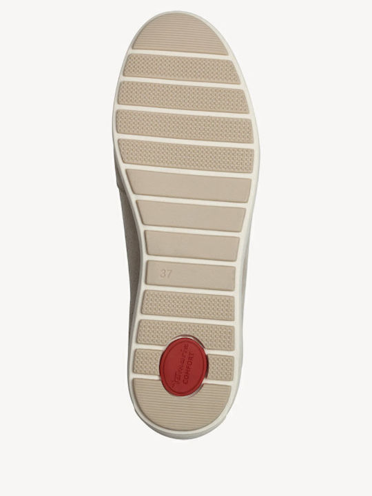 Women's Moccasins in Beige Color