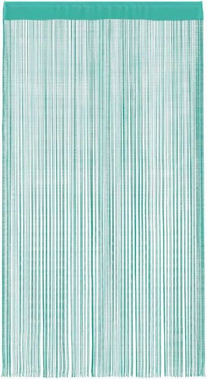 vidaXL Fabric Door Curtain Green 140x250cm 4102040