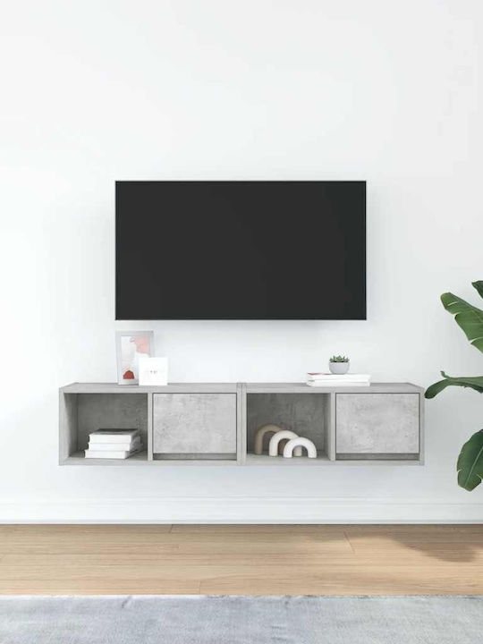 Телевизионни Мебели Сиви М120xД31xВ25.5см