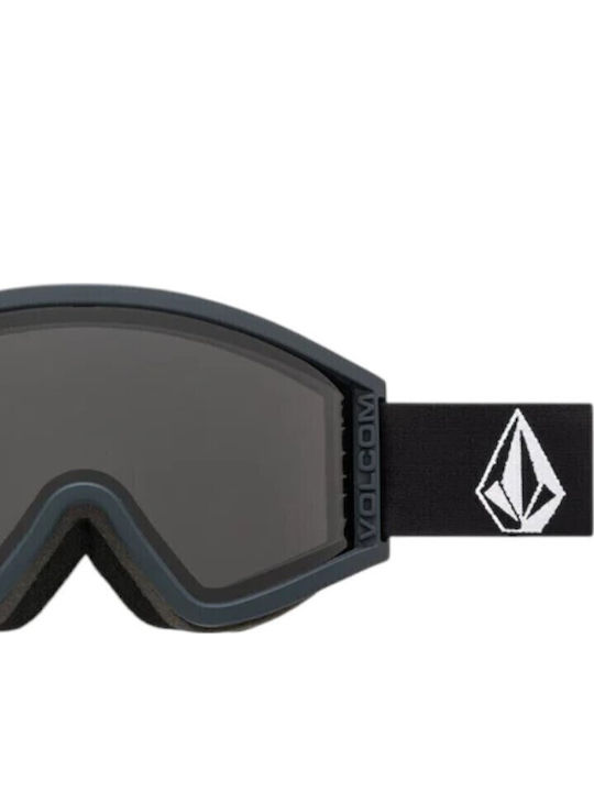 Volcom Hijinx Ski & Snowboard Goggles Kids Black with Lens in Black Color