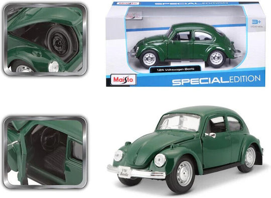 Maisto Количка Volkswagen Beetle Зелена Мащаб 1:24 за 3+ Години