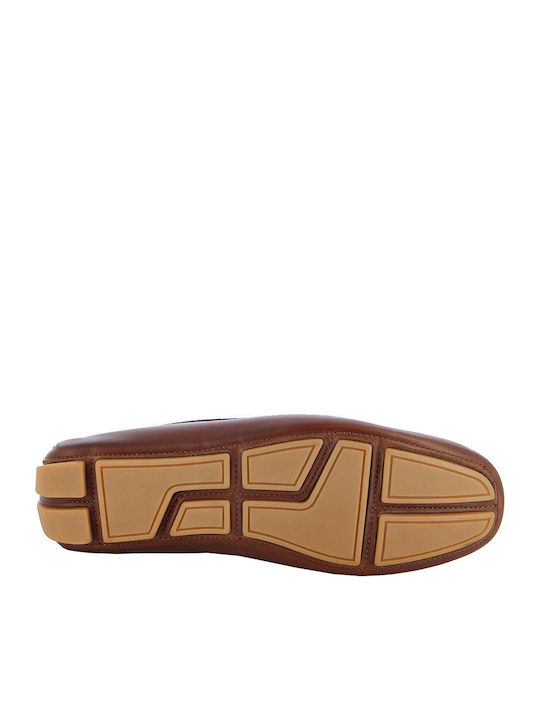 Men's Leather Moccasins Tabac Brown