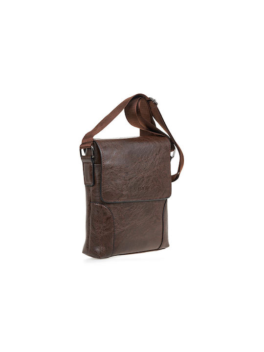 Verde Men's Bag Shoulder / Crossbody Brown