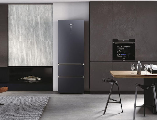 Haier Kühl-Gefrierkombination 483Es Total NoFrost H200.6xB70xT67.5cm. Gray HTW7720ENMB